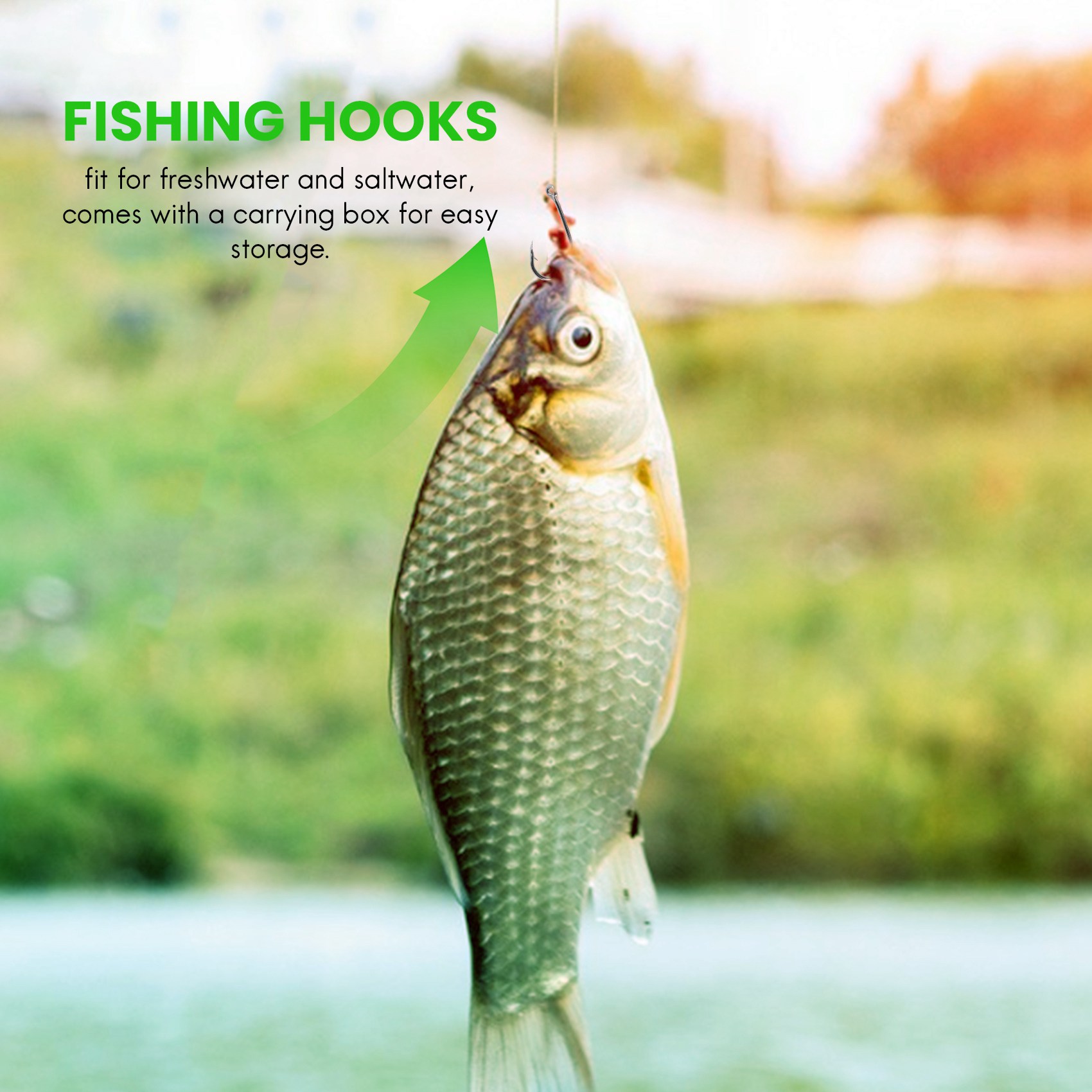 Fishing Hook Jig - Nowość 500 szt./zestaw, mieszane rozmiary #