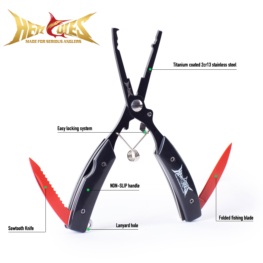 Fishing Hook Remover - Szczypce wędkarskie HERCULES z etui i