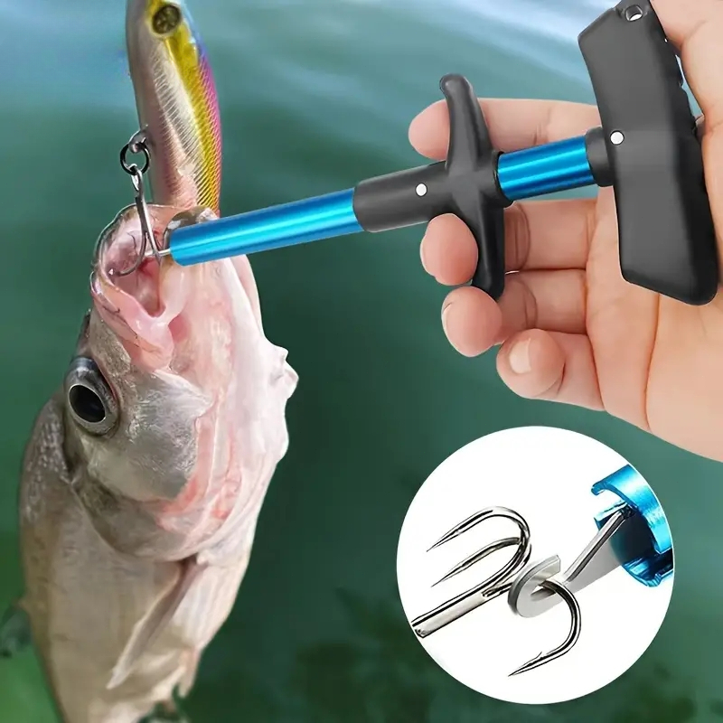 Fishing Hook Sharpener - 1 szt. Przenośny aluminiowy hak T-Hook