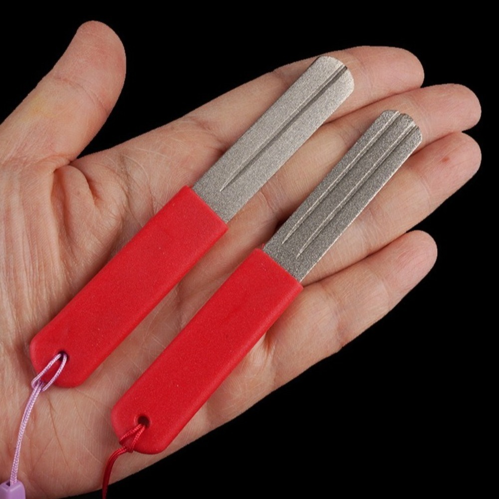 Fishing Hook Sharpener - 2 szt. dwustronnego ostrzałki do haczyków