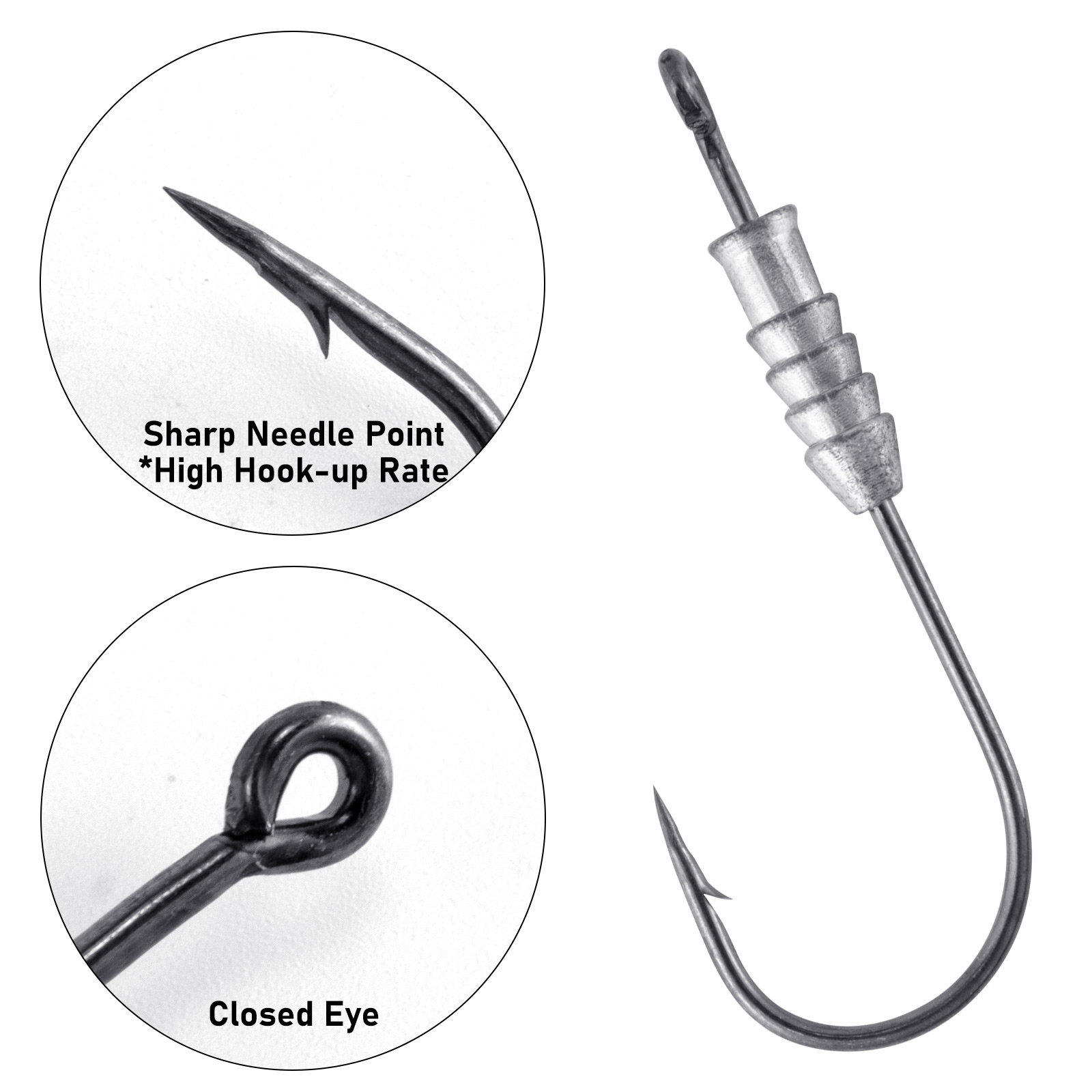 5/10szt Haczyki wędkarskie z o – Fishing Hook Offset recenzja i cena