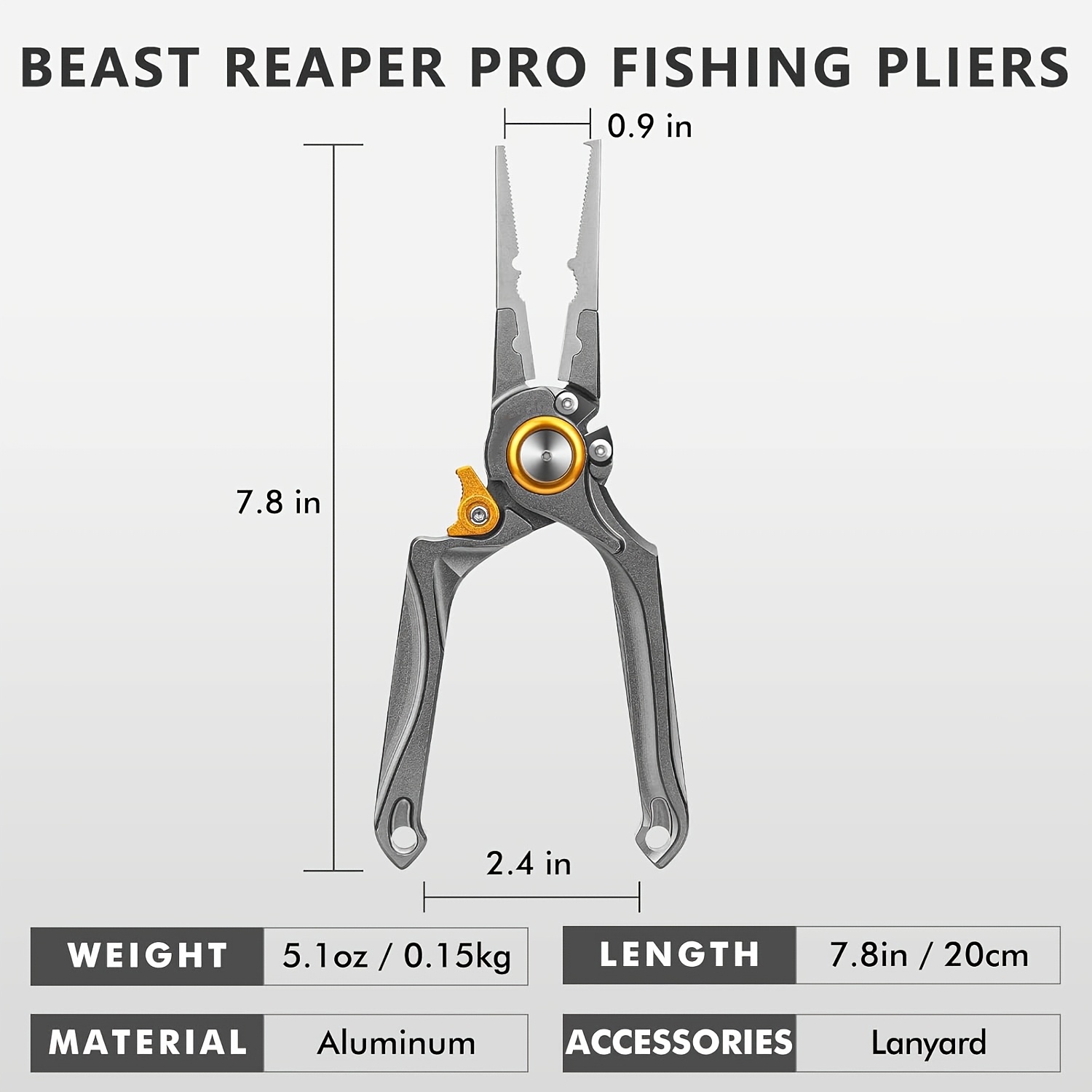 Zamykane szczypce wędkarskie d – Fishing Hook Remover recenzja i cena
