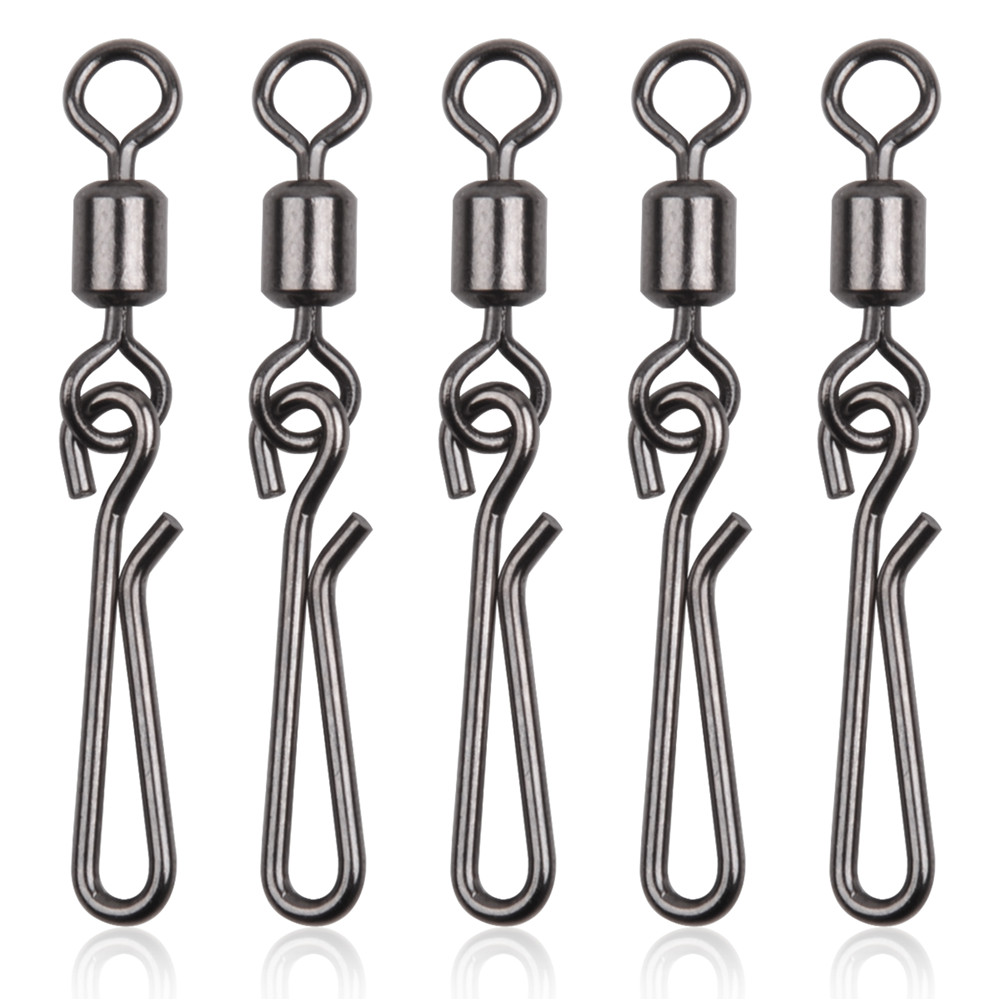 30 sztuk krętlików i zatrzaskó – Fishing Hook Stainless Steel recenzja i cena