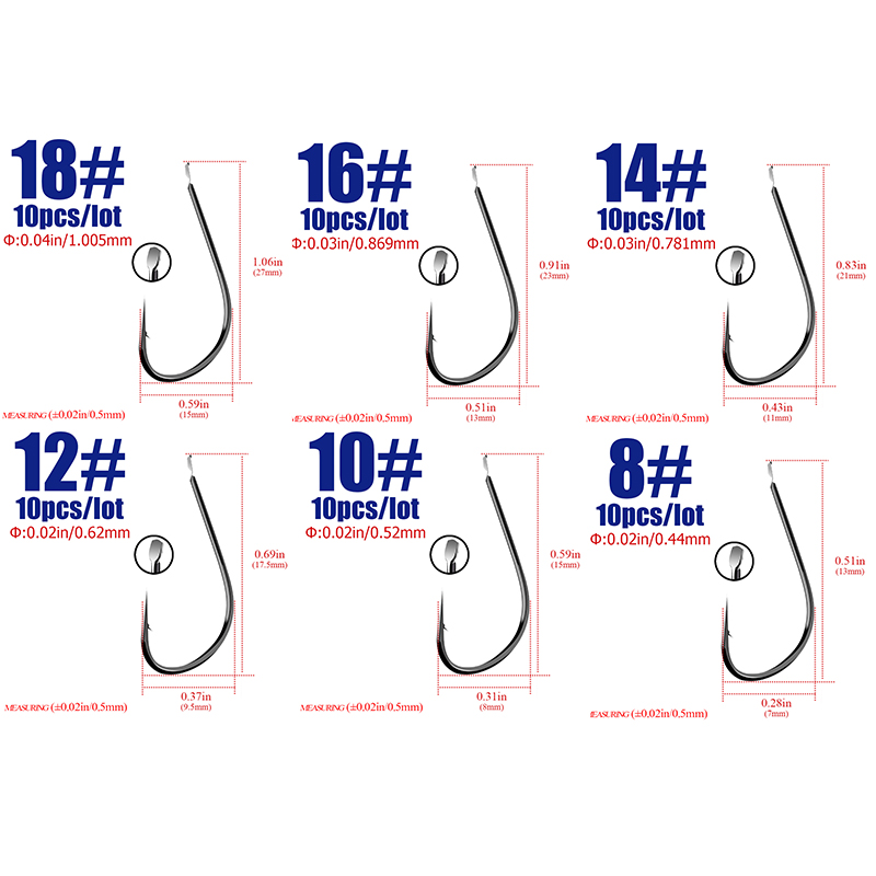 40 sztuk Rozmiar 1 # -18 #   C – Fishing Hook Barbless recenzja i cena