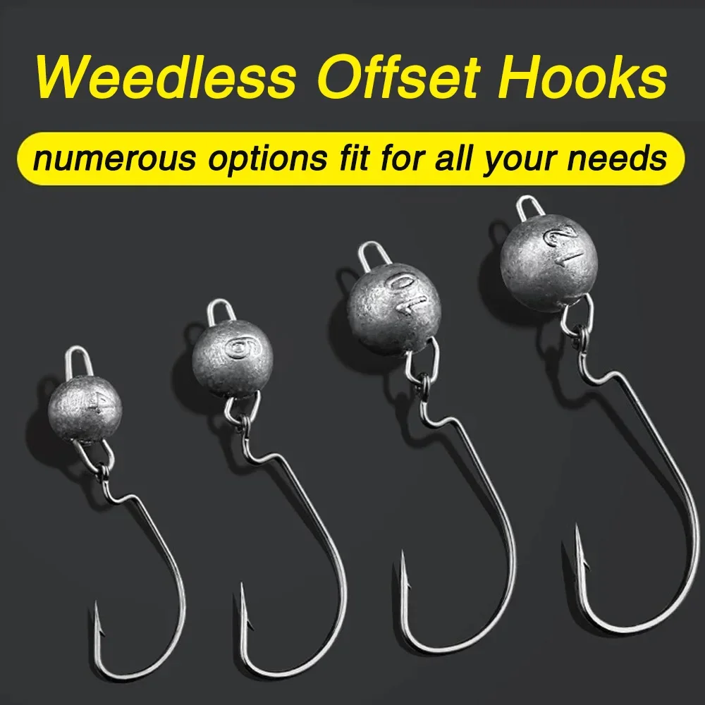 5 szt. Metalowe główki jigowe  – Fishing Hook Offset recenzja i cena